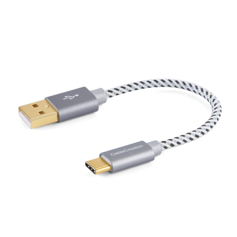 USB C to USB A Cable, Braided Type C Cord Compatible Nexus 5X /6P, MacBook 12 inches, Yoga 900 & More, [56K Ohm Resistance]