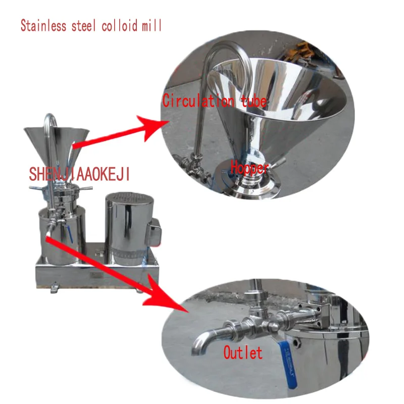 JMF-120 مطحنة الغروانية السمسم مطحنة الغروانية زبدة الفول السوداني مطحنة الغروانية فول الصويا ماكينة الطحن طلاء ماكينة الطحن 0.7-3 طن/ساعة