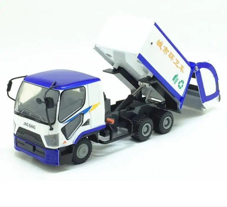 1:50 scale alloy cleaning car models,high simulation Garbage truck model,metal diecasts engineering vehicle,free shipping