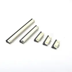 10pcs FFC / FPC connector 1.0 mm 4 Pin 5 6 7 8 10 12 14 16 18 20 22 24 26 18 30 P Bottom Contact Right angle SMD / SMT ZIF