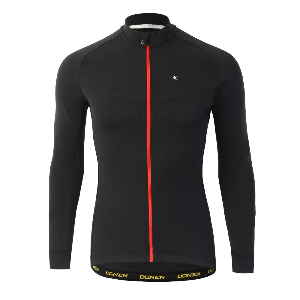 DONENE Spring Warm long sleeve cycling jersey male outdoor bike coat riding clothes mountain bike equipment Clothing