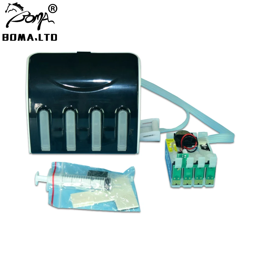 BOMA.LTD T2521 - T2524 T252 252XL Ciss Continuous Ink Supply System For Epson WF7720 WF7715 WF7710 WF7210 WF7620 WF7110 WF7610