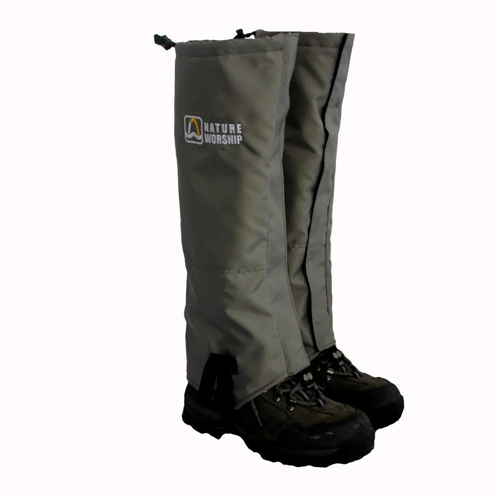 Nature worship Outdoors Waterproof Gaiters for Hiking Hunting Ski Cycling Gaiter Unisex Legging Gaiter Legwarmers High Quality