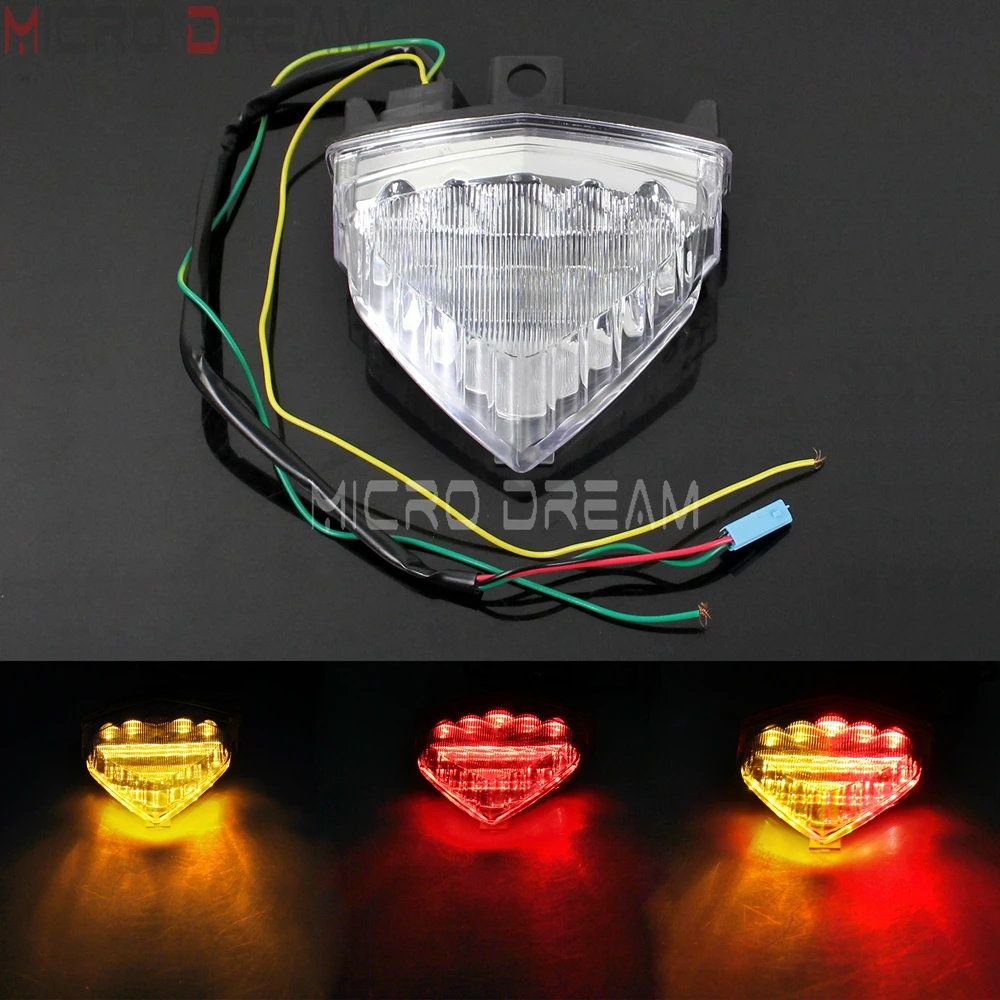 Motorcycle LED Integrated Stop Brake Tail Light Turn Signals Indicator Lamp for Honda CB1000R 2008-2016 CB600F Hornet CBR600F