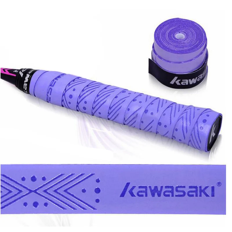 60pcs/lot Kawasaki Brand Badminton Over Grip Tape Tennis Racket Grips Anti-slip Breathable Sweat Band Sweatband X5