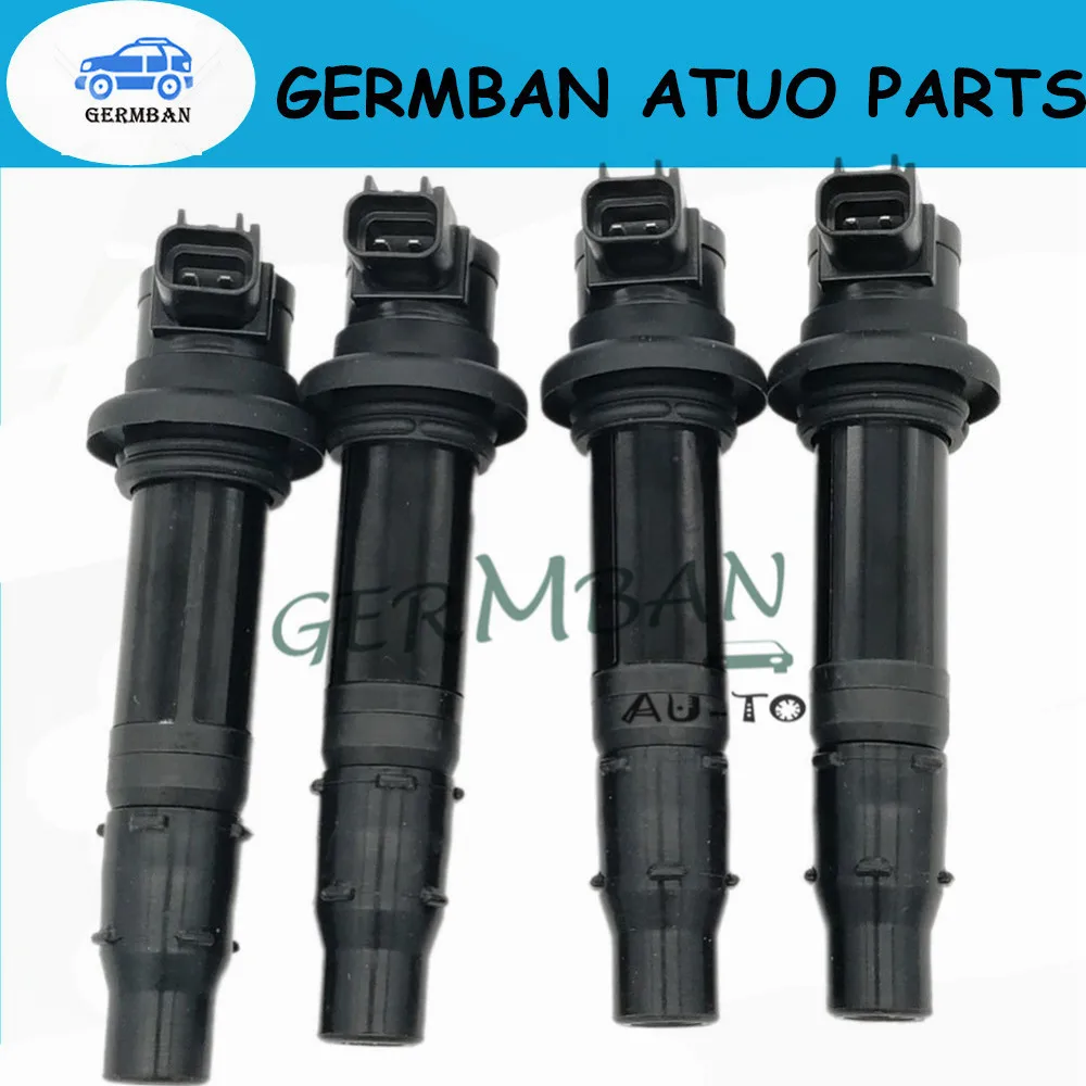 4pc Ignition Coil 5PW-82310-00-00 5SL-82310-00-00 13S-82310-00-00 FIC028 For 02-17 Yamaha FZ 1 YZF R1 R6 R6S VMX V FZ8 800S FAZE