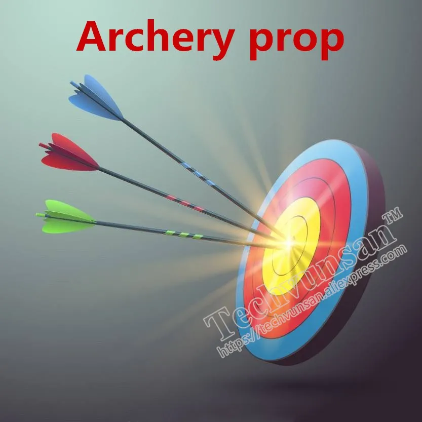 Escape props in real-life chambers  Archery organ Four-point Archery Shooting target to unlock Bow and arrow prop with sound