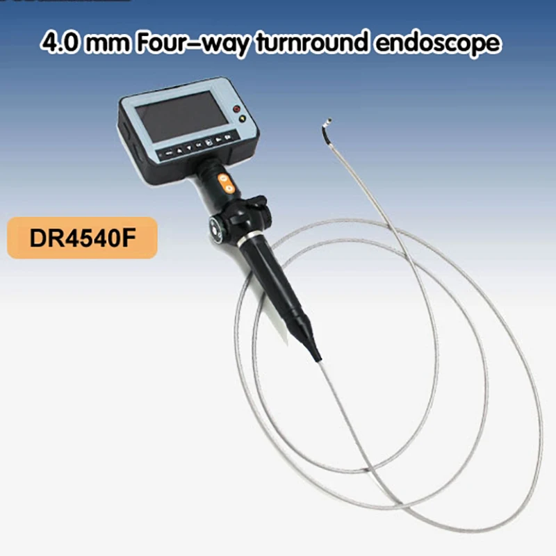 4 Way Direction OD 4.0mm Inspection Camera Borescope Endoscope 4.3''LCD Industry Video Endoscope Length 1.5m USB SD Card DR4540F