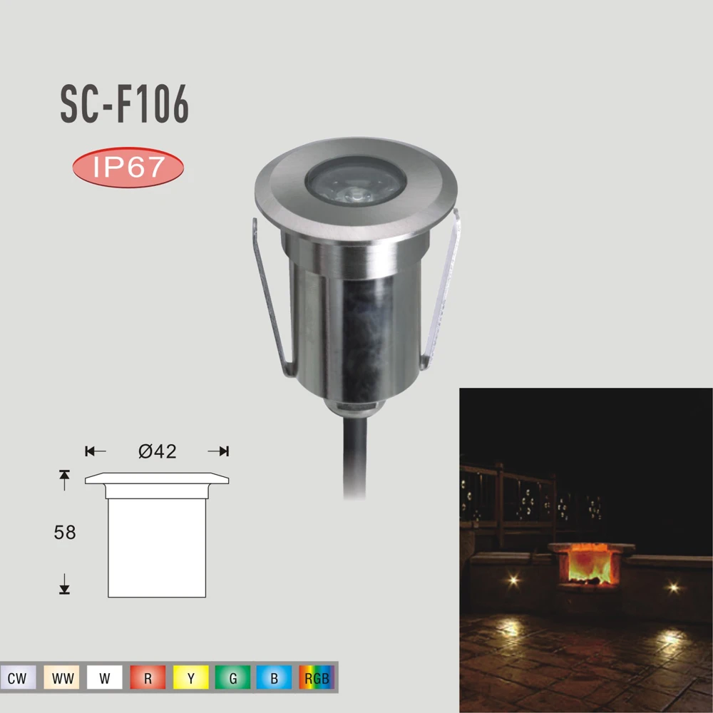 Imagem -02 - Lâmpada Subterrânea de Led 3w 10 Pacotes de 1.5w Iluminação para Área Externa Jardim Pátio Entrada de Garagem Escadas Barras 12v Baixa Tensão Segura