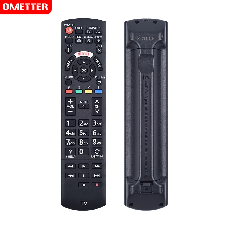 

NEW Replacement for Panasonic Viera HD LED Plasma TV Netflix Home Audio Remote Control N2QAYB001008 Fernbedienung