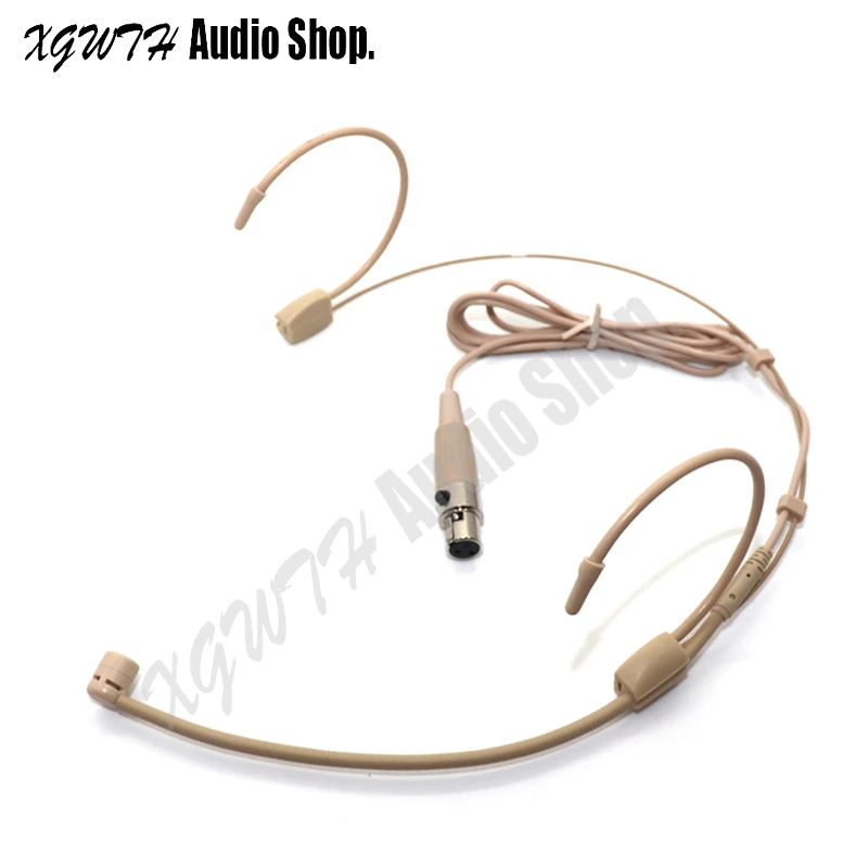 Headband Head Wearing Headset Microphone Mini 3 Pin 3-Pin XLR Cardioid Dynamic Mic for AKG Samson Wireless Bodypack Profession