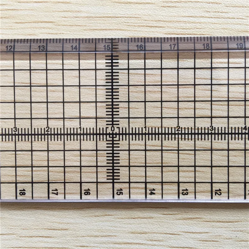 Patchwork Ruler With Iron Edge Quilting Tools Quilting Ruler Tailor Ruler 30*5*0.3cm Acrylic Material Sewing Tools Accessory