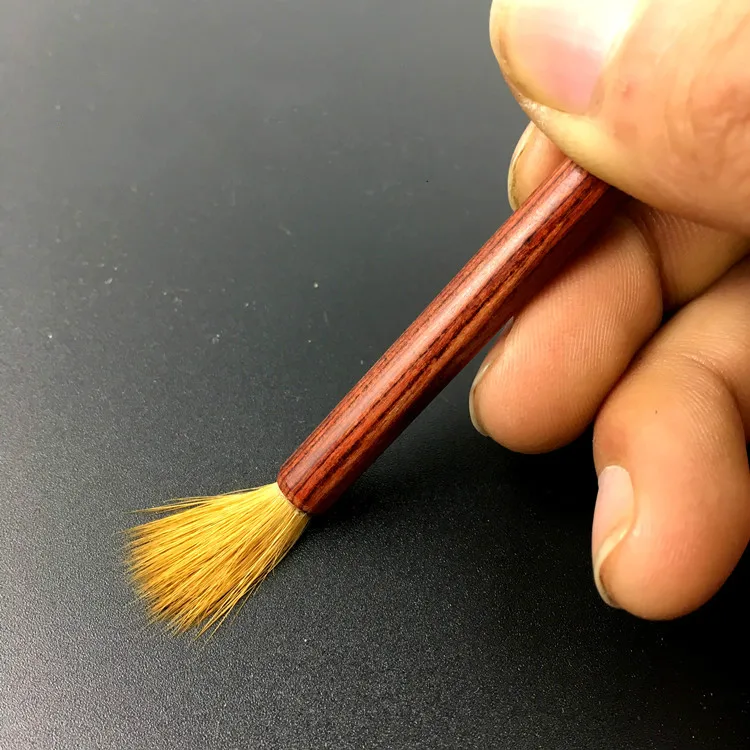 Escova de caligrafia chinesa com 3 modos, caneta pincel para desenho de artista weasel para escrita e pintura