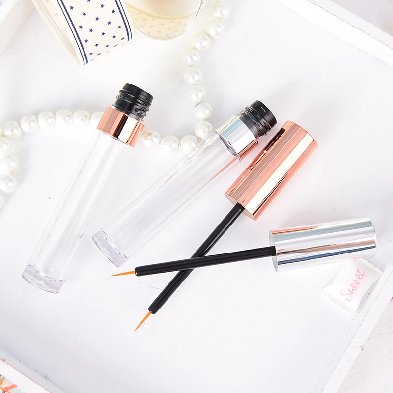 1Pcs 6ML DIY Transparent Empty Mascara Tube Mascara Bottles Eyelashes Eyeliner Vials Eyelash Eyeliner Wands Funnels 2 Colors