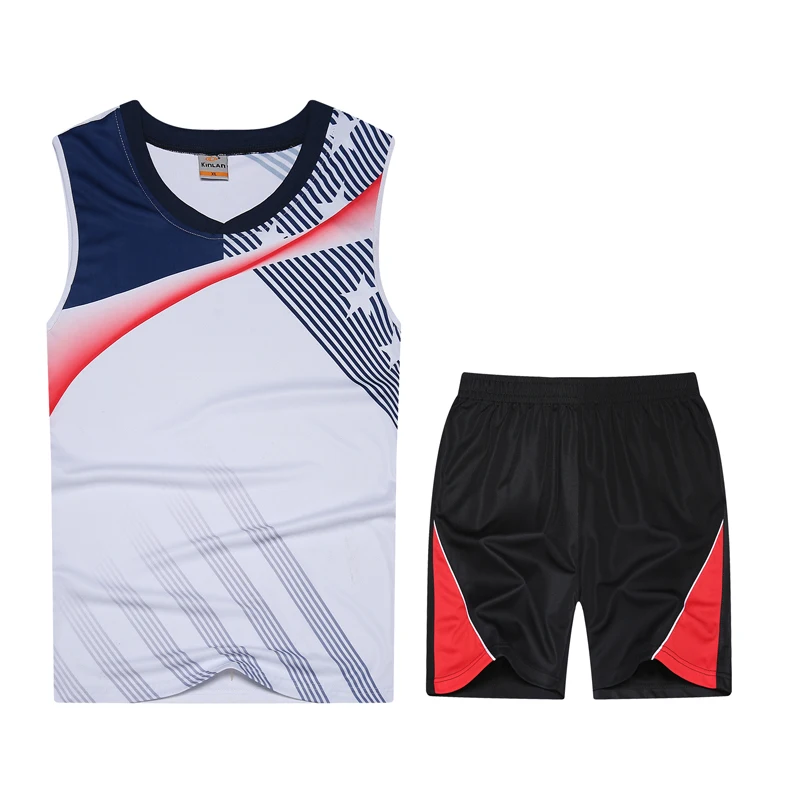 

Men Volleyball Set Heat Transfer Printing Polyester Breathable Quick Dry Fabric Male Female Sport Training Volleyball Sportswear