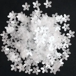 iSequins Matte White Sequin 10mm Cup Five-fingers Flower Sequins Paillettes Sewing Wedding Craft, Women Garments Accessories