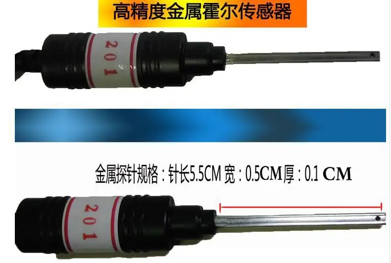 WT10A/WT10B/ WT10C/WT10D/WT103 Gaussmeter Tesla meter  horizontal metal probe Transverse probe sensor