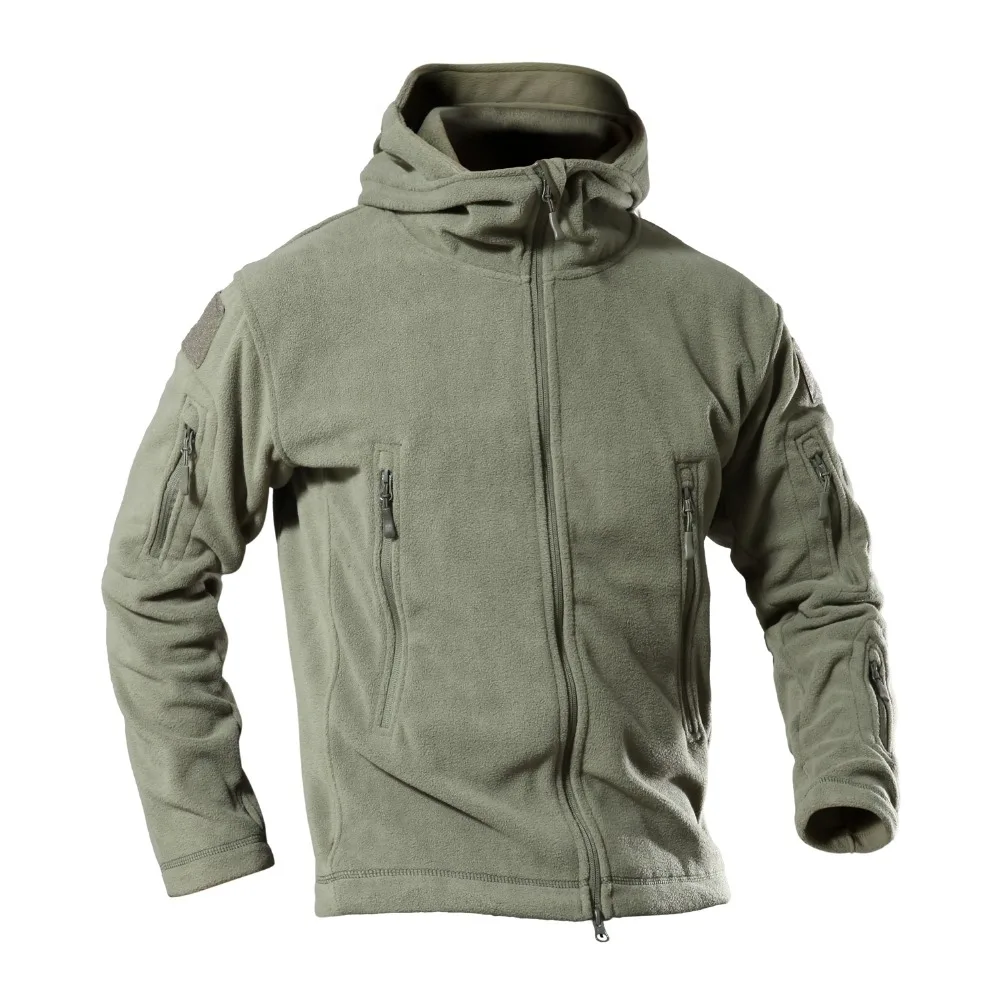 Tactical Military Hooded Jacket Men Women Shark Skin Softshell Outdoor Camp Climbing Sports Hunting Coat S-4XL Fleece Stormsuit