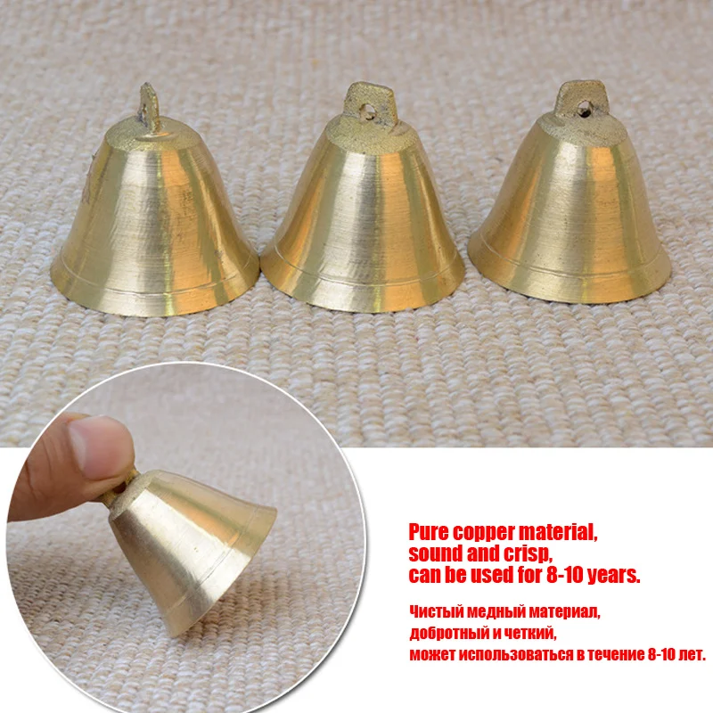Livestock Cow Horse Sheep Dog Equipment Grazing Bells Prevent The Loss Pure Copper Material Crisp Loud Farm Bell