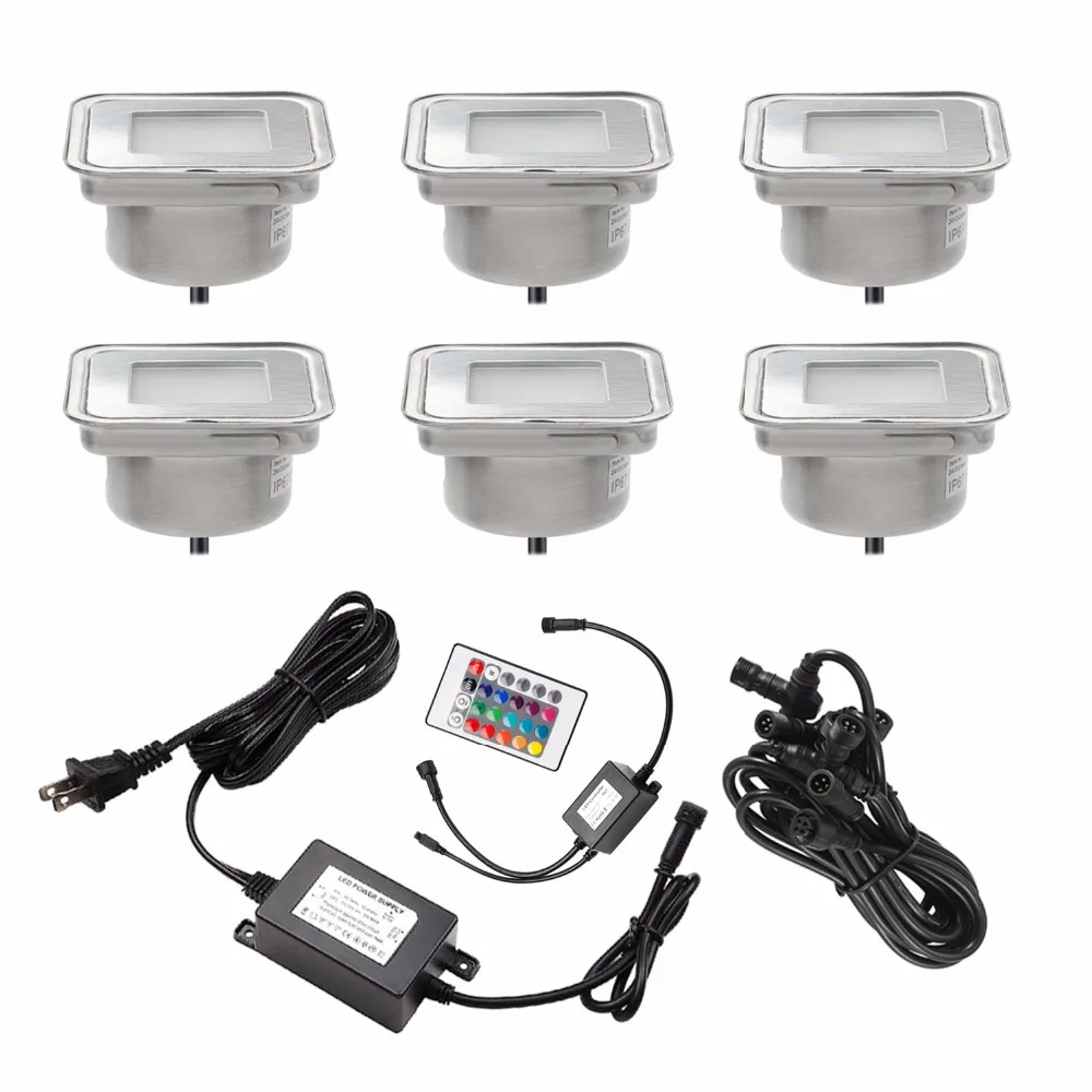 

Outdoor Light Patio Backyard Overbridge Street Integrated Steel Lamp Exterior LED Garden Light Waterproof 6pcs/set F105-6