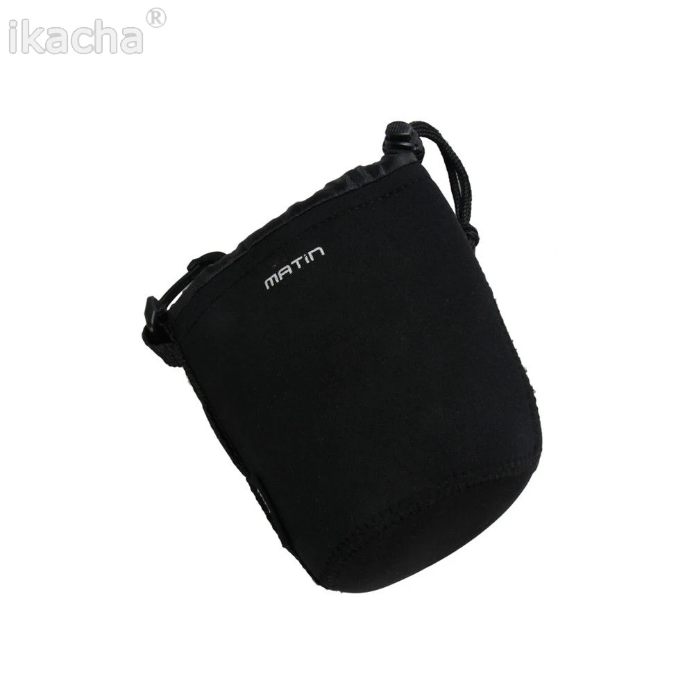 Universal Medium Matin Neoprene Soft Video Camera Lens Pouch Bag Case For Canon Nikon Sony M Size