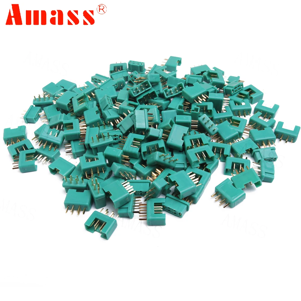 Amass MPX Male Female 6-pin Plug Connector Gold Plating For RC Model Part Airplane Plane Drone Toys DIY Parts