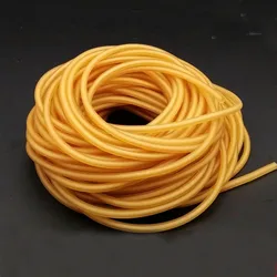 Natural 10m 2050 Slingshots Rubber Tube Tubing Band For Slingshot Hunting Catapult Elastic Part Fitness Bungee Equipment