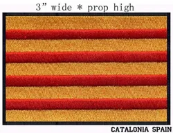 Catalonia Flag Spain embroidery patch 3