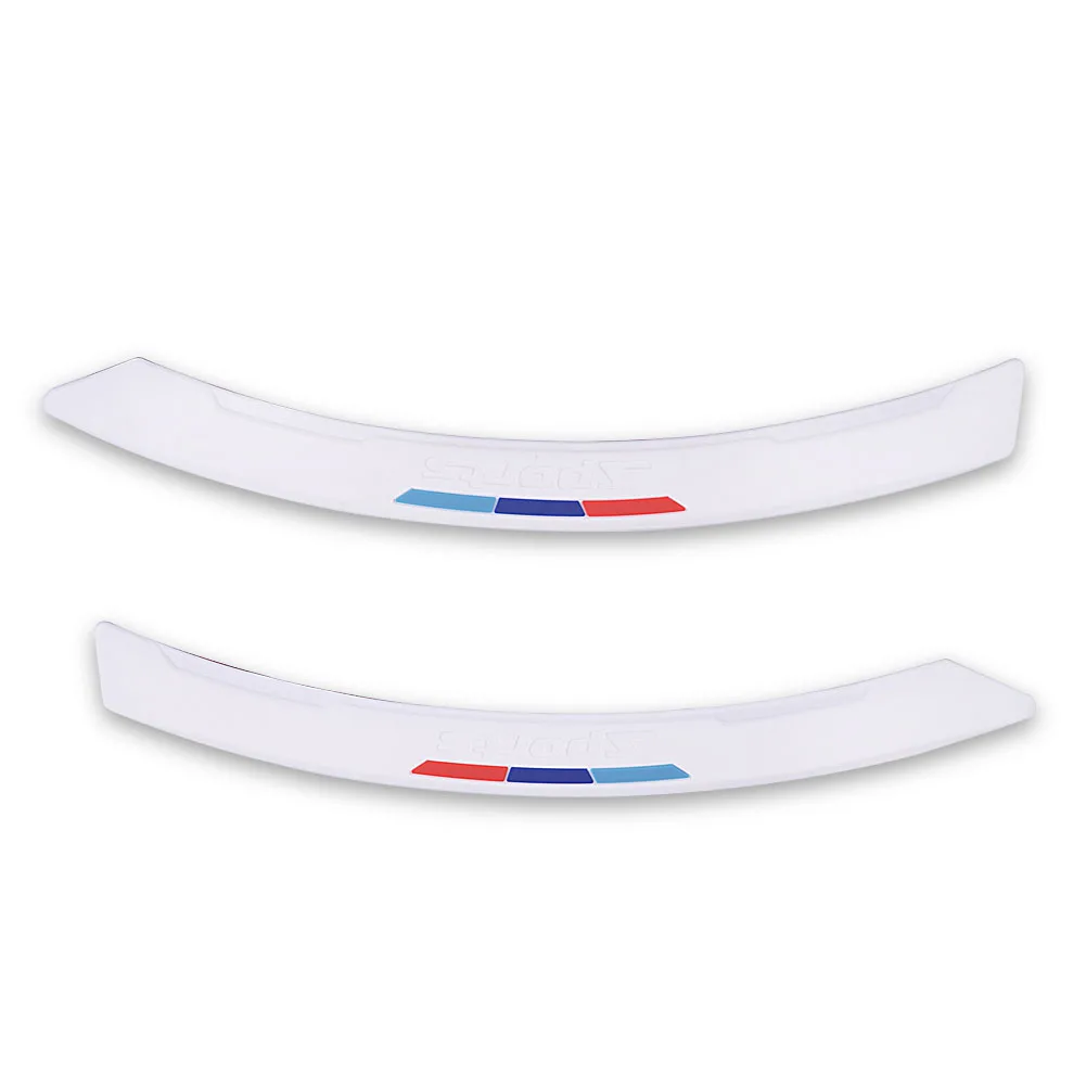 

runmade Universal Fender Flare Wheel Eyebrow Protector Lip Wheel-arch Trim Wheel Eyebrow Arch Decorative Strip Car Tires For BMW