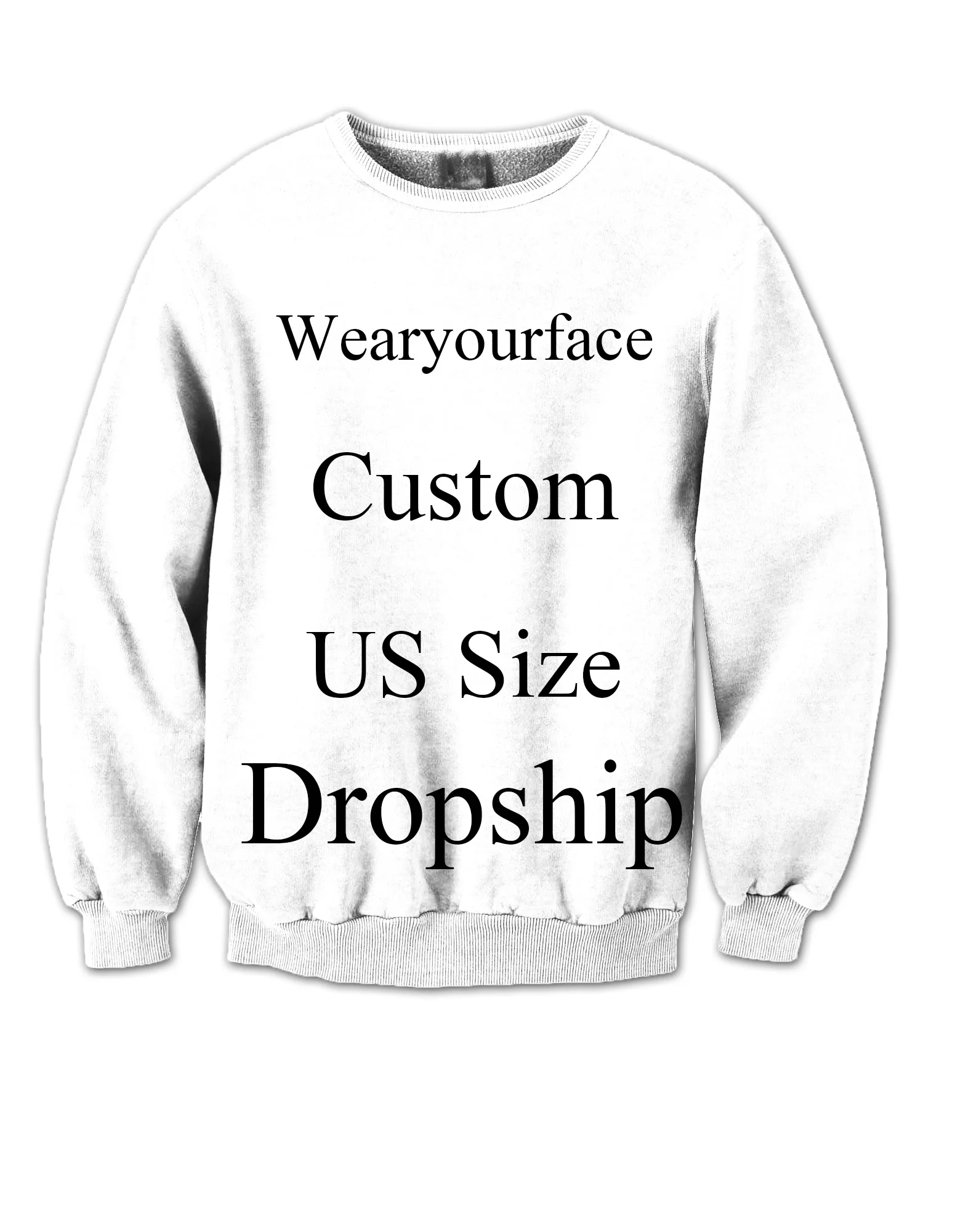 Custom Dropship US Size 3D All Over Printed Crewneck Sweatshirts Tracksuits Streetwear Outfits Sweats For Kid Women Men Sets