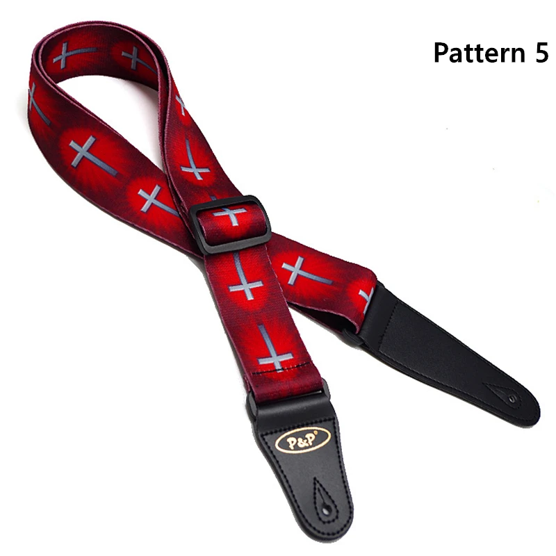 Adjustable Guitar Straps, Accessories for Electric and Acoustic Guitar, Belt, High Quality