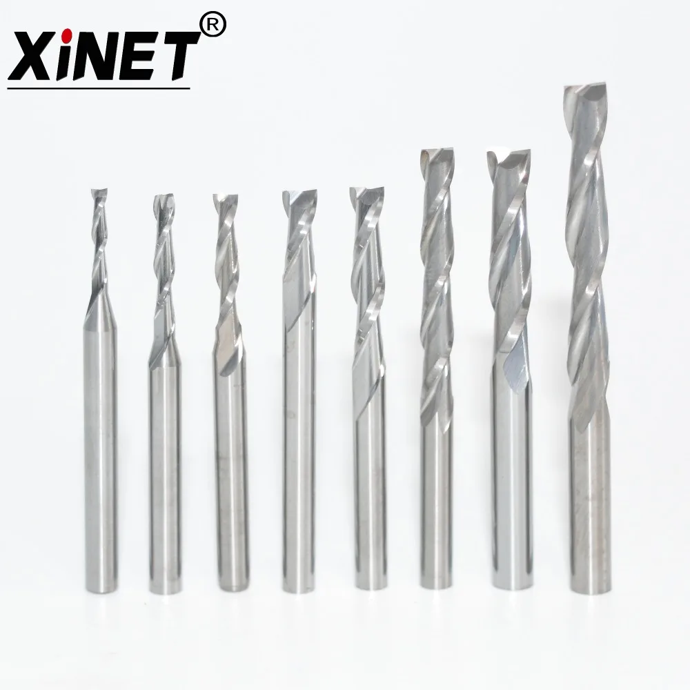 0.8-1.0-1.2-1.5----20mm Blade diameter,CNC carbide end mill,woodworking router bit,2 flutes end milling cutter,wood tools