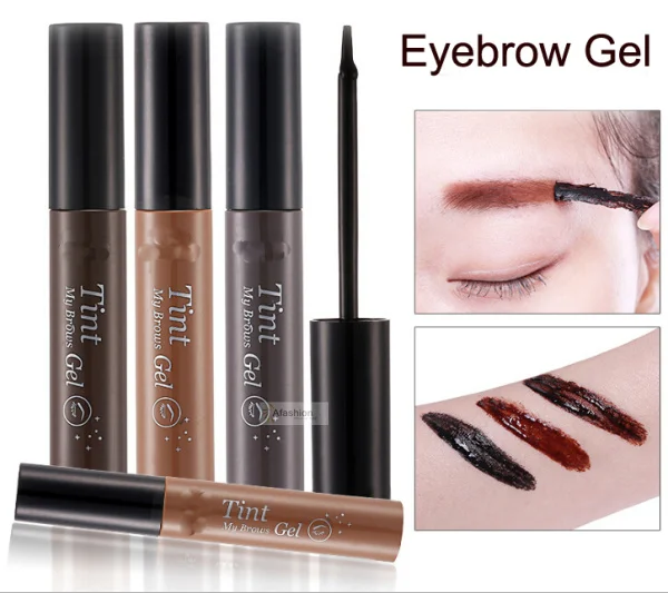 1pc Make-Up Augenbraue Gel Leicht Ablösen Eye Mascara Creme Enhancer 3 farbe Natürliche Lang Anhaltende Wasserdichte farbstoff machen up-tools