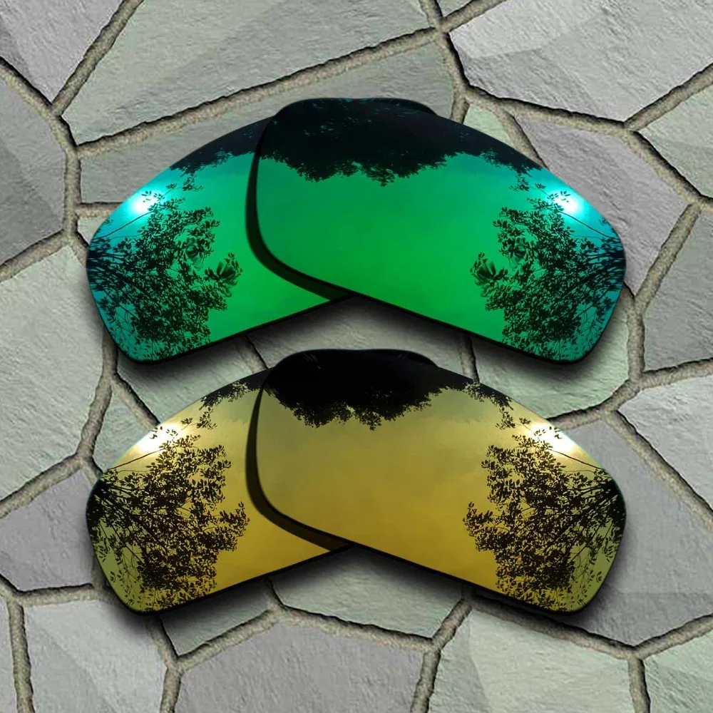 

Jade Green&Yellow Golden Sunglasses Polarized Replacement Lenses for Monster Pup