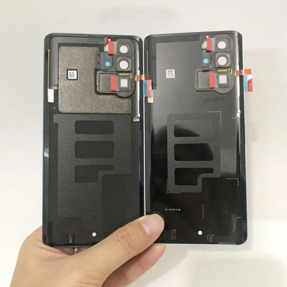 Original Back Door cover For Huawei P30 / P30 Pro Battery Cover 3D glass Housing + Camera Flash lens Replacement Parts