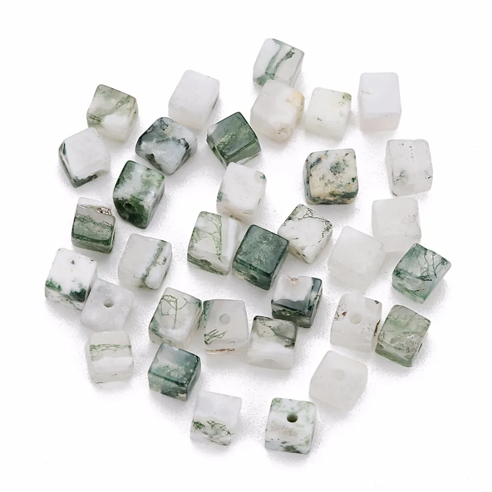 Apx80pcs 4x5mm Natural Stone Square Loose Beads For Jewelry Making Fit DIY Bracelet Necklace DIY Jewelry Making For Beginner