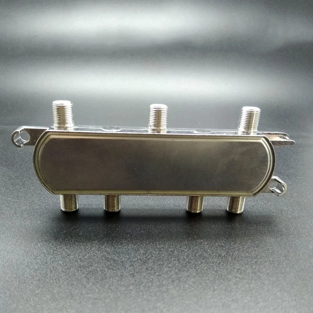 Hot 6 WAY พอร์ต Satellite TV เสาอากาศสัญญาณ Splitter 5-2400MHz 6 เอาต์พุต 6 WAY TV Receiver สำหรับ SATV/CATV ขายส่ง