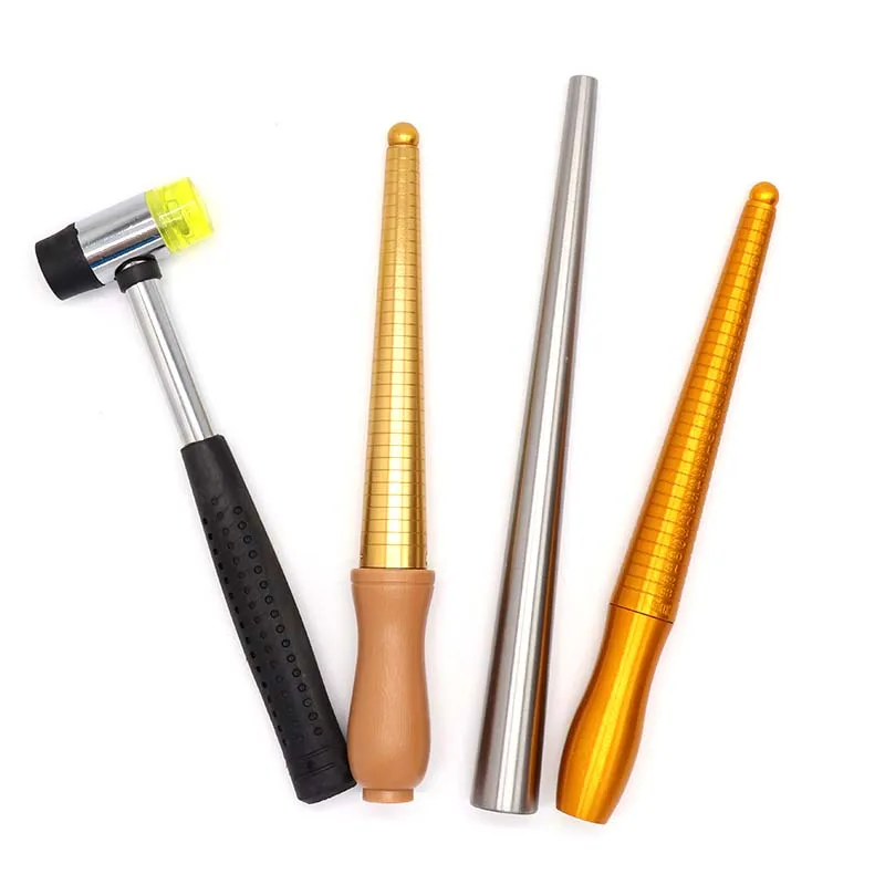 1 pçs joalheiros martelo de borracha 1-33 hk tamanho anel de metal mandrel dedo tamanho calibre círculo modelos ferramentas de jóias kit ferramentas de medição