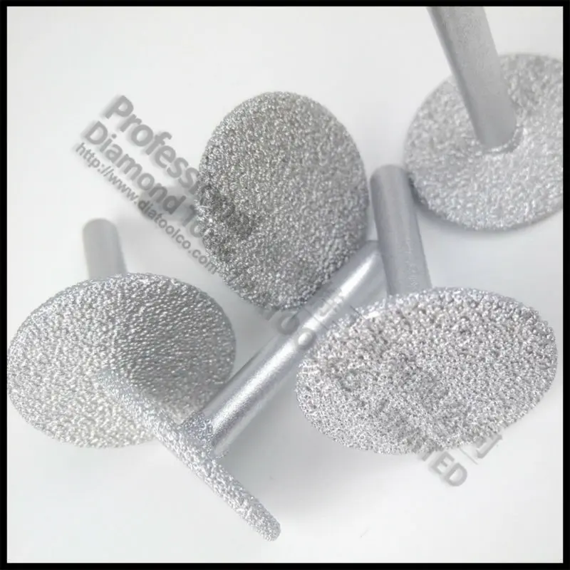 DIATOOL-진공 브레이징 커팅 디스크 5 개, 전문가용 품질 6mm 생크 직경 30mm