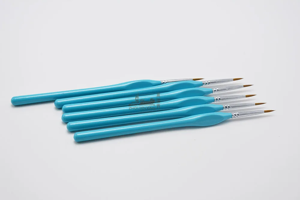 weasel hair Miniature Hook line Paint brushes 1 piece artist Gouache watercolor acrylic oil Paints ing Brushes artist supplies