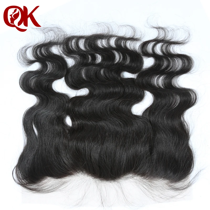 QueenKing Ear To Ear PrePlucked Lace Frontal French Lace 13x4 Peruvian Remy Human Hair Body Wave With Baby Hair