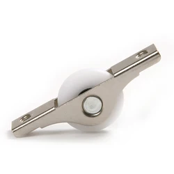 1pc 25mm Diameter Moving Flexible Sliding Door Roller Cabinet Nylon Caster Wheel Pulley for Wardrobe Furniture Hardware