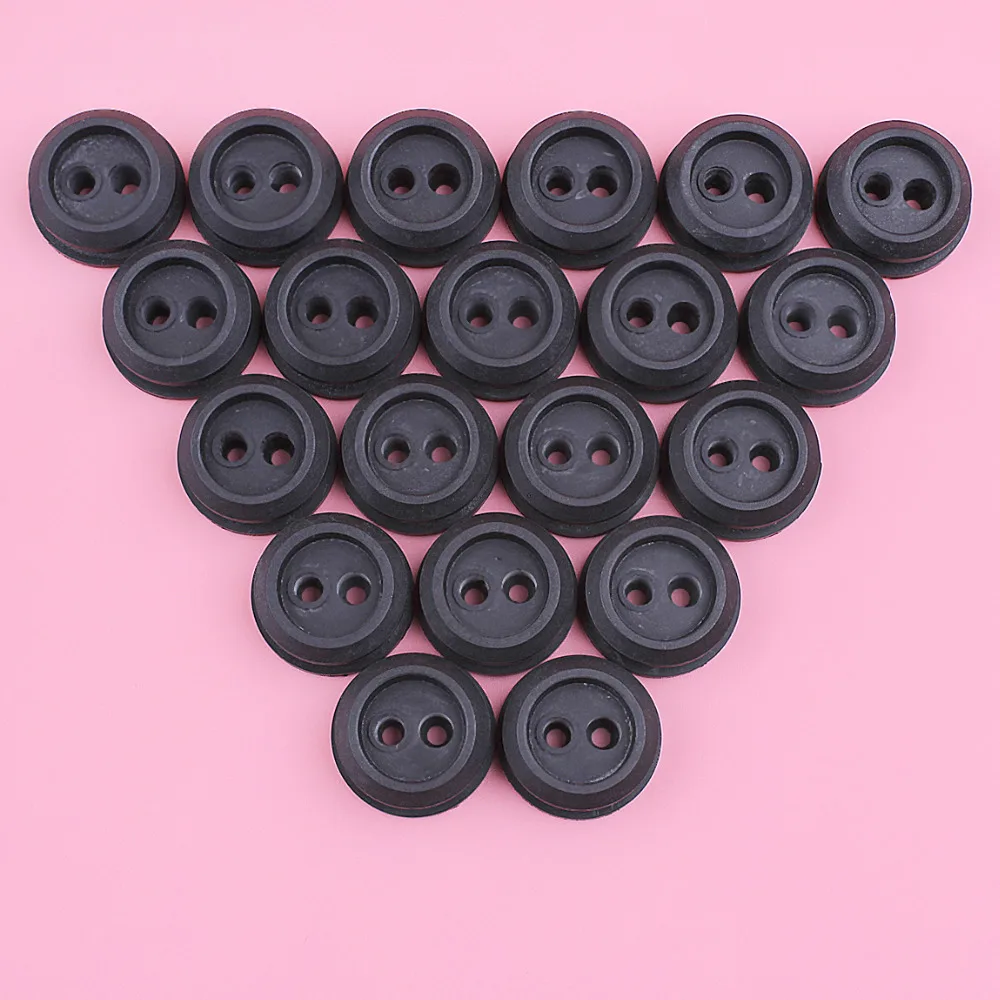 20pcs/lot 2 Hole Fuel Line Grommet For Homelite 560878001 560878002 Kawasaki 92071-2073 MTD 971-181767 Ryobi 181767 Trimmer Part