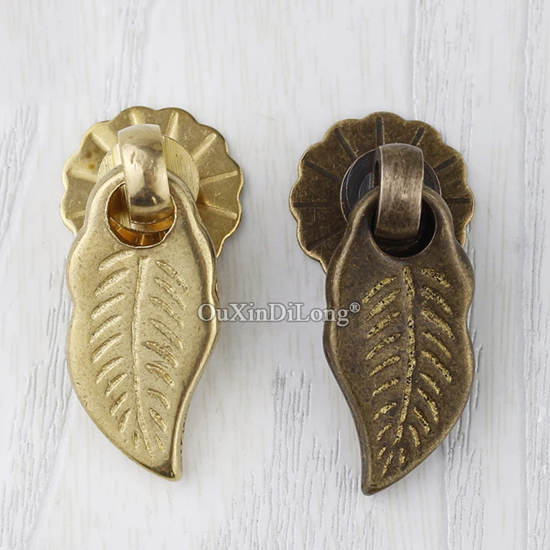 

Retro Vintage 20PCS European Antique Brass Furniture Handles Drawer Cabinet Jewelry Box Tag Handles Wine Cabinet Pulls Handles