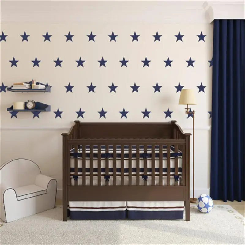 Creative 110 pcs/set Cartoon Stars Wall Sticker For Kids Rooms Baby Nursery DIY Stickers Mural Home Decor Little Star Wall Decal