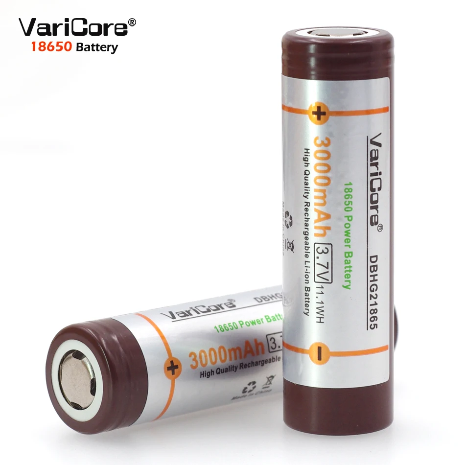 2 pcs. VariCore HG2 original Electronic special battery 3000mah power high discharge 30A current Rechargeable lithium batteries