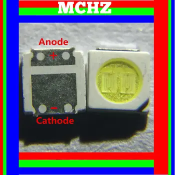 1000 ks světelných zdrojů, podsvícení televizoru, LED světelná korálka, studená bílá 3030 3528 2835 3-3,6V 2W 230l LM, studená bílá 600MA 10 nejlepší prodej LED pásek 2835 2b6c - №3