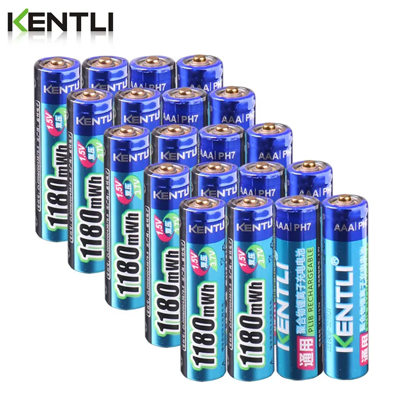 

KENTLI Batteries Rechargeable Batteries 1180mWh AAA Rechargeable Battery USB Rechargeable Batteries for Toy Car