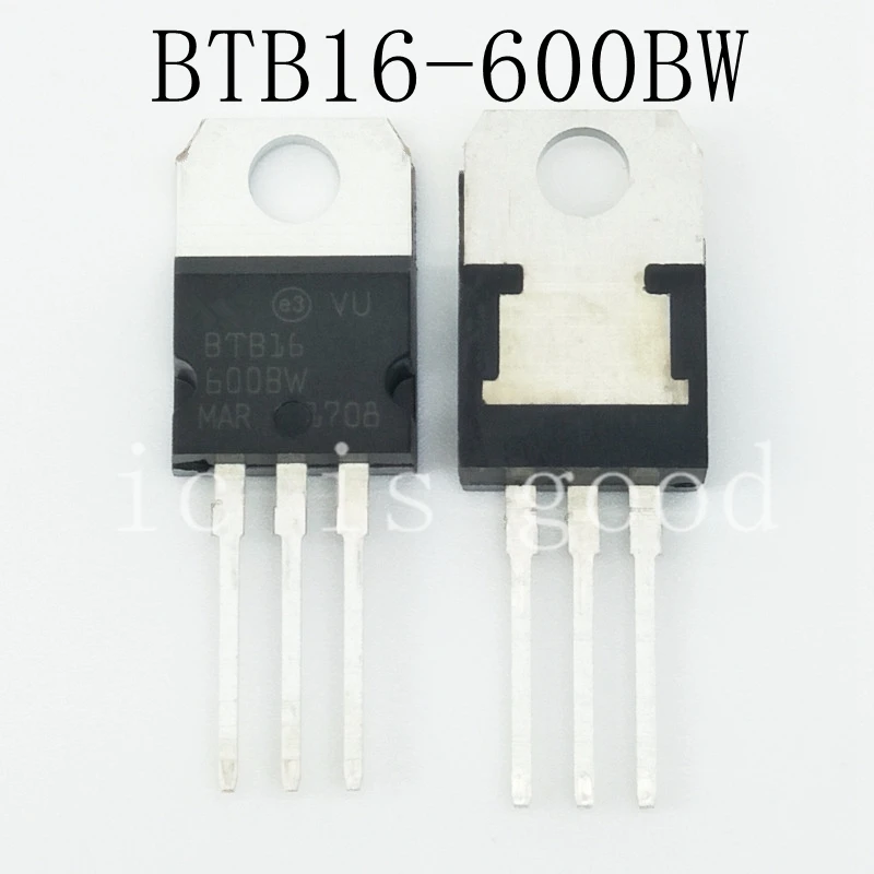 Bộ 5 10 Chiếc BTB16-600BW BTB16-600B BTB16-600 Đến-220 Mới