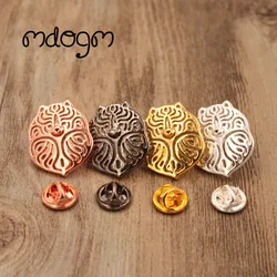 Mdogm Pomeranian Dog Animal Brooches And Pins Suit Cute Funny Metal Small Father Birthday Fashion Gift For Male Men B029
